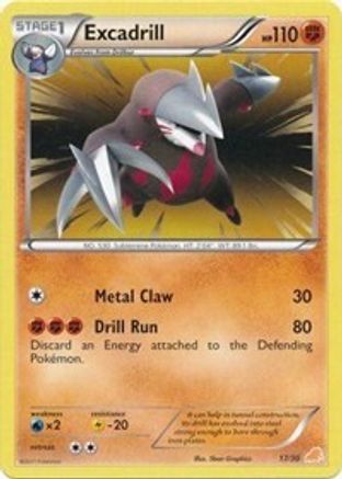 Excadrill (#17 Non-Holo) - BW Trainer Kit Excadrill & Zoroark