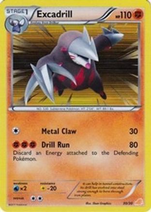 Excadrill (#30 Holo) - BW Trainer Kit Excadrill & Zoroark Holofoil