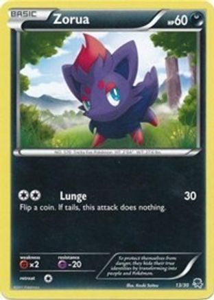 Zorua (#23) - BW Trainer Kit Excadrill & Zoroark