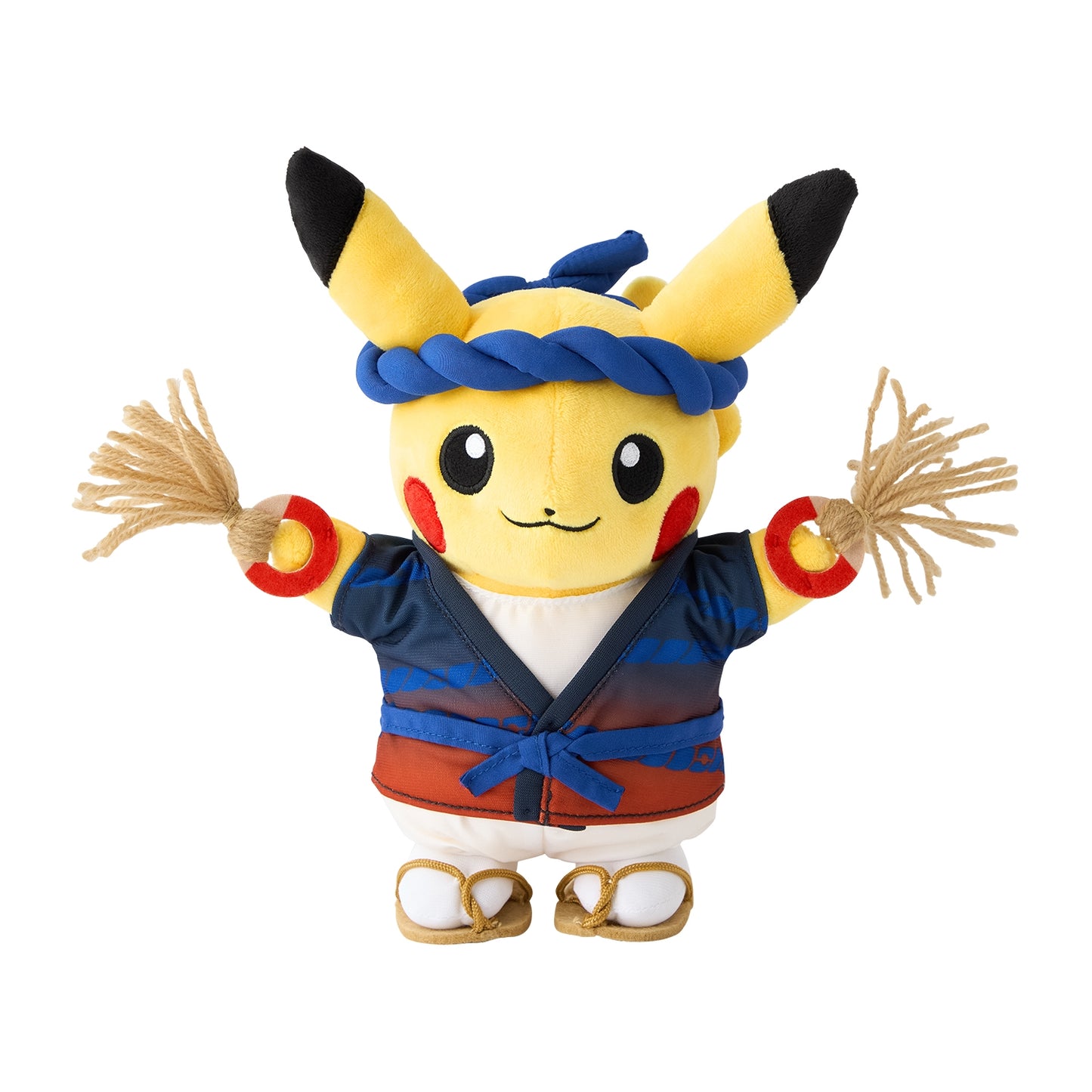 Pokemon Center Tohoku Straw Sandals Festival Pikachu Plush (Pokémon Center Japan)