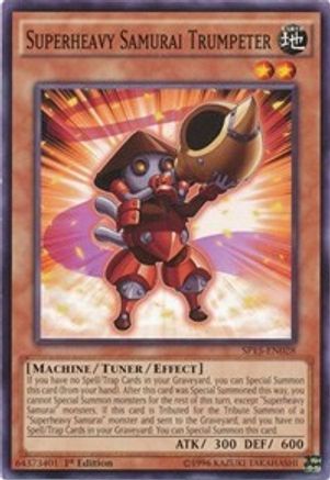 Superheavy Samurai Trumpeter (SP15-EN028) - Star Pack ARC-V 1st Edition