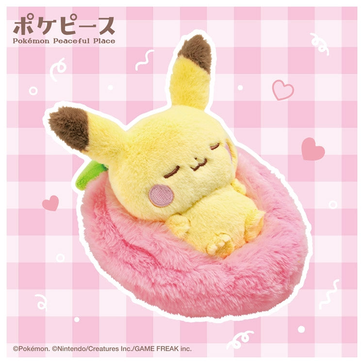 Pikachu Sleeping Plushie (Fruit ver.) (Pokémon Peaceful Place)