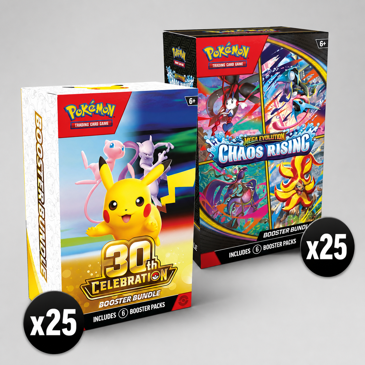 Pokémon TCG - 30th Celebration - Booster Bundle Case and Chaos Rising Bundle (Pre-Order Oct 2 2026)