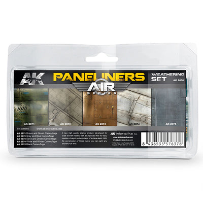 AK Interactive Paneliner Weathering Set