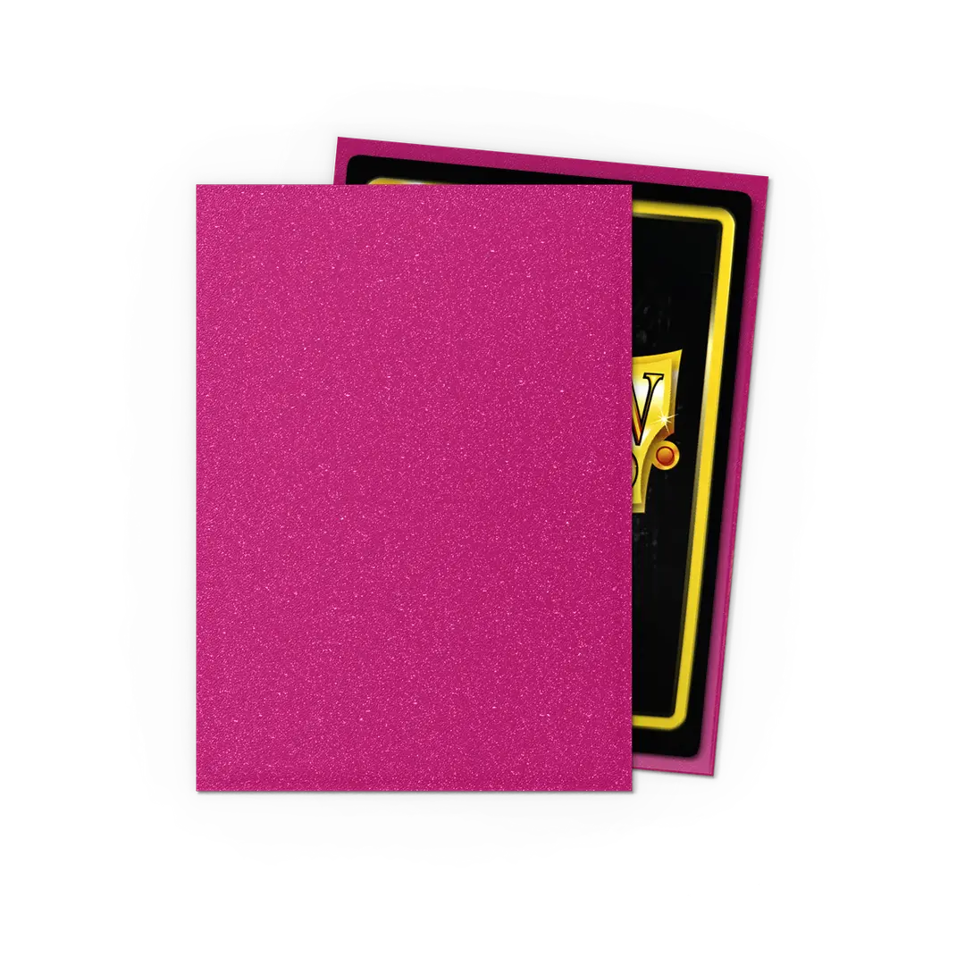 Dragon Shield Sleeves - Sparkling Matte Standard (Pink Sapphire)