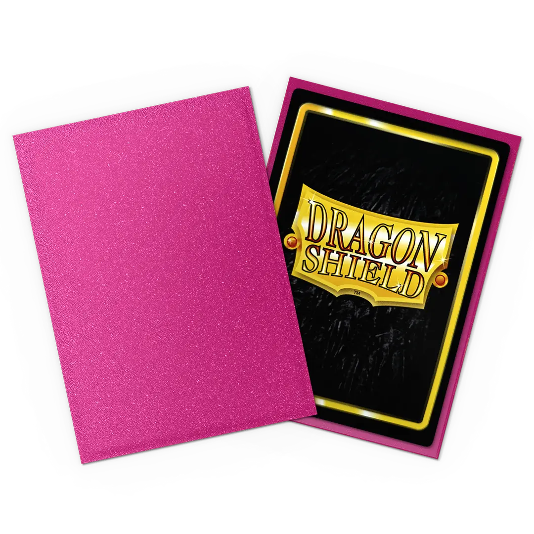 Dragon Shield Sleeves - Sparkling Matte Standard (Pink Sapphire)