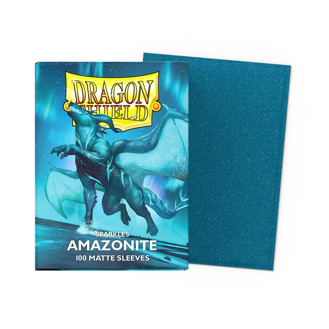 Dragon Shield Sleeves - Sparkling Matte Standard (Amazonite)