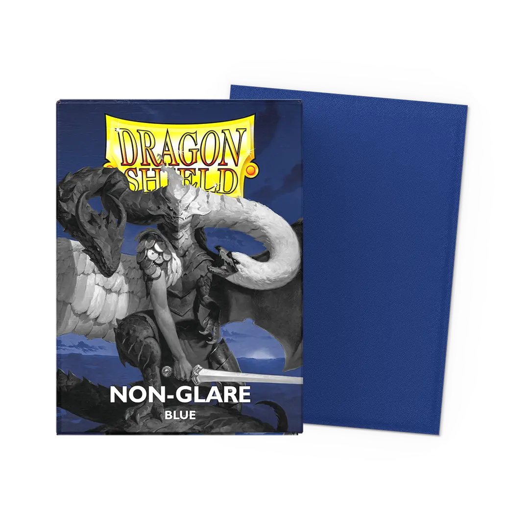 Dragon Shield Sleeves - Matte Standard (Blue Non-Glare)