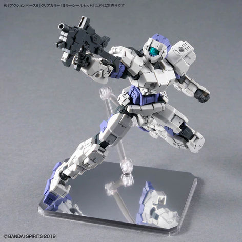 Action Base 6 (Clear Color) Mirror Stickers Set