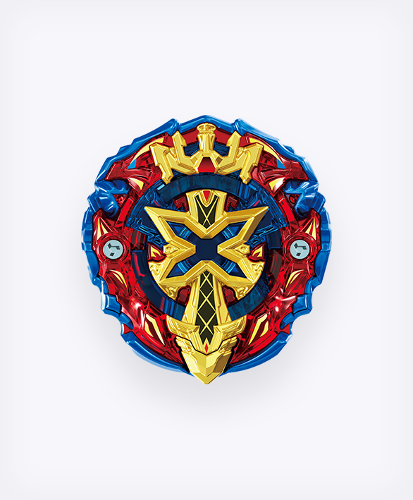 Takara Tomy Beyblade X BX-00 Xeno Xcalibur — Beyblade top view