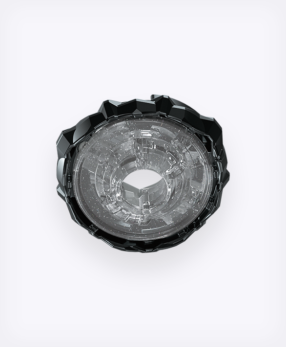 Takara Tomy Beyblade X BX-00 White Metal Cobalt Dragoon J.League Ver. — Blade part