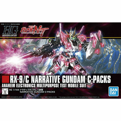 Bandai HGUC #222 1/144 RX-9/C Narrative Gundam C-Packs Gundam NT