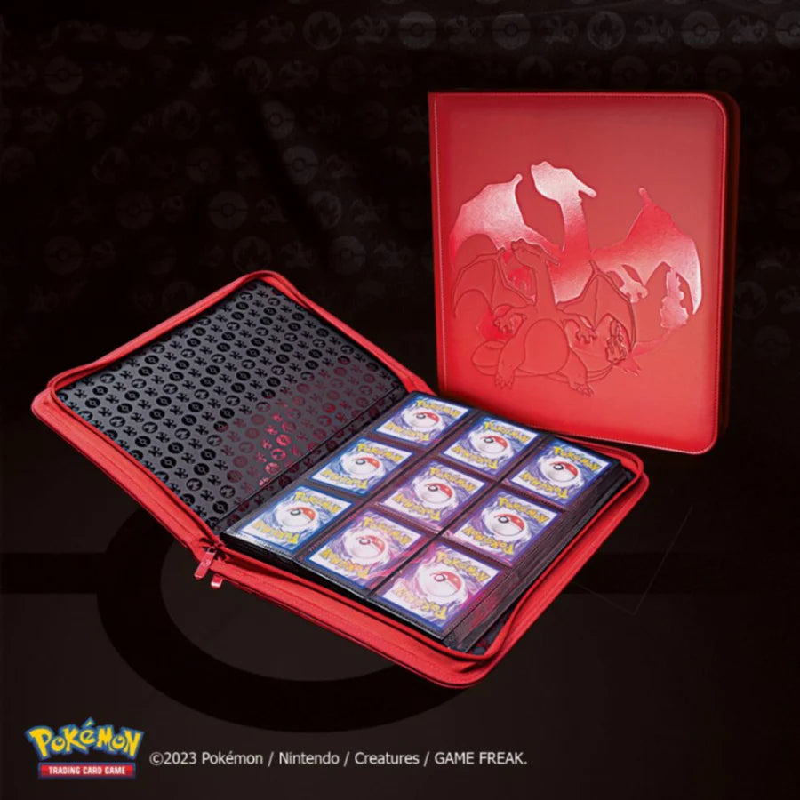 Ultra Pro - 9-Pocket Zippered Pro-Binder - Pokemon - Charizard