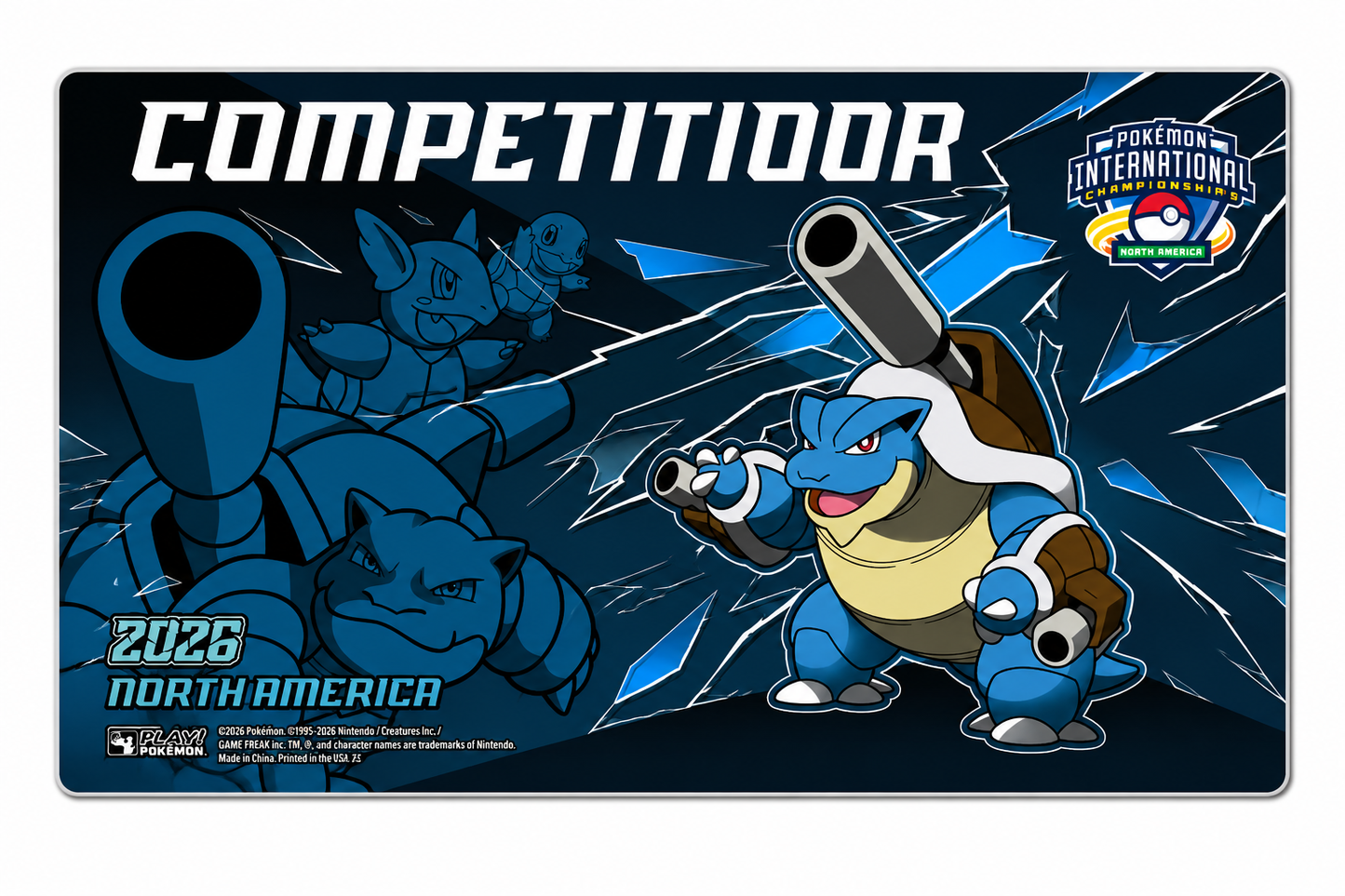 Pokemon North America 2026 International Championship Playmat - Competitor