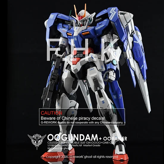 G-Rework Decal - MG GN-0000+GNR-010 Gundam 00 Raiser Use