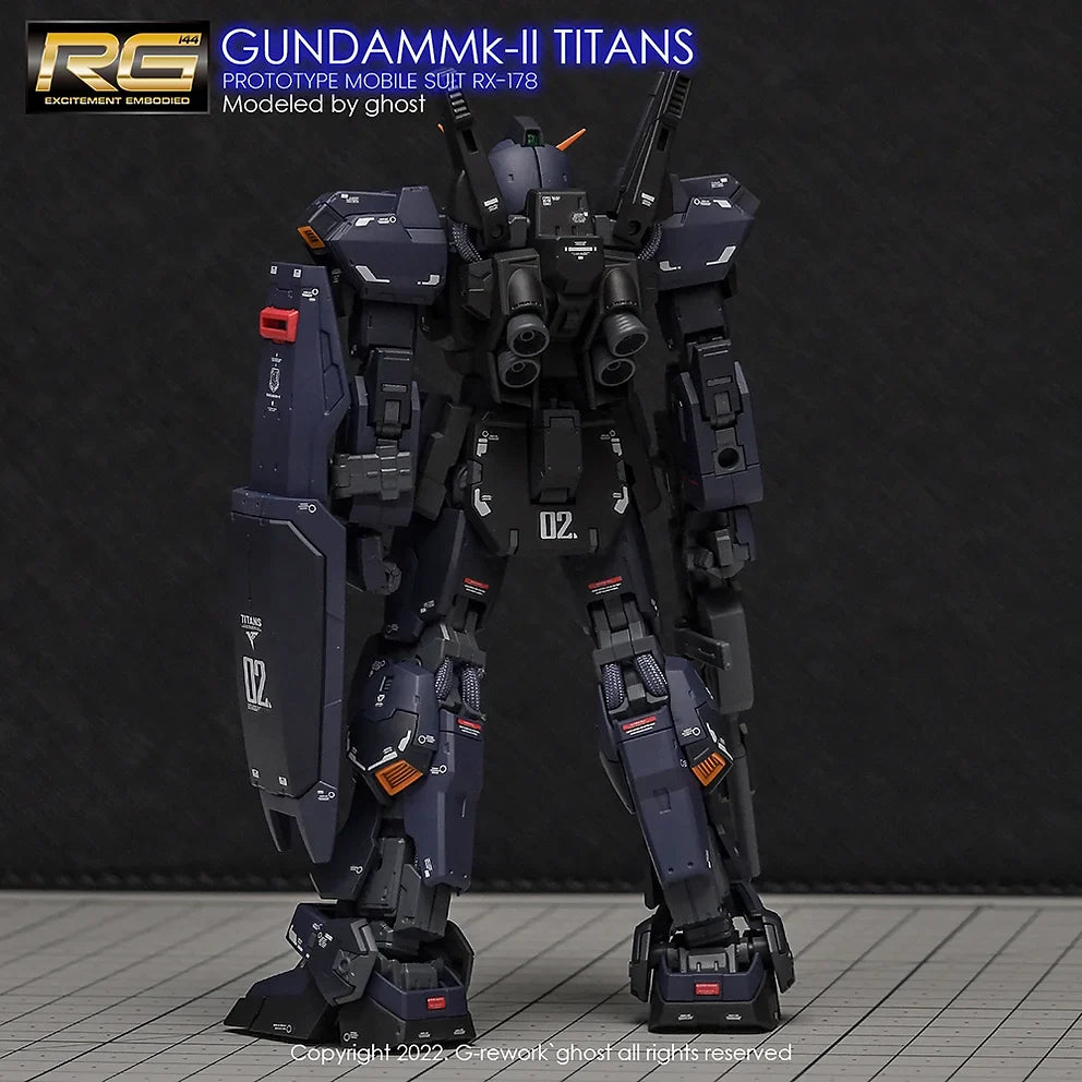 G-Rework Decal - RG RX-178 Gundam Mk-II Titans Use