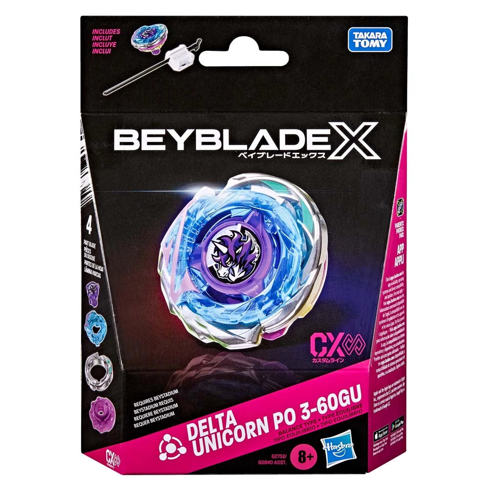 [PREORDER](Hasbro) Beyblade X - Delta Unicorn PO 3-60GU - TBD