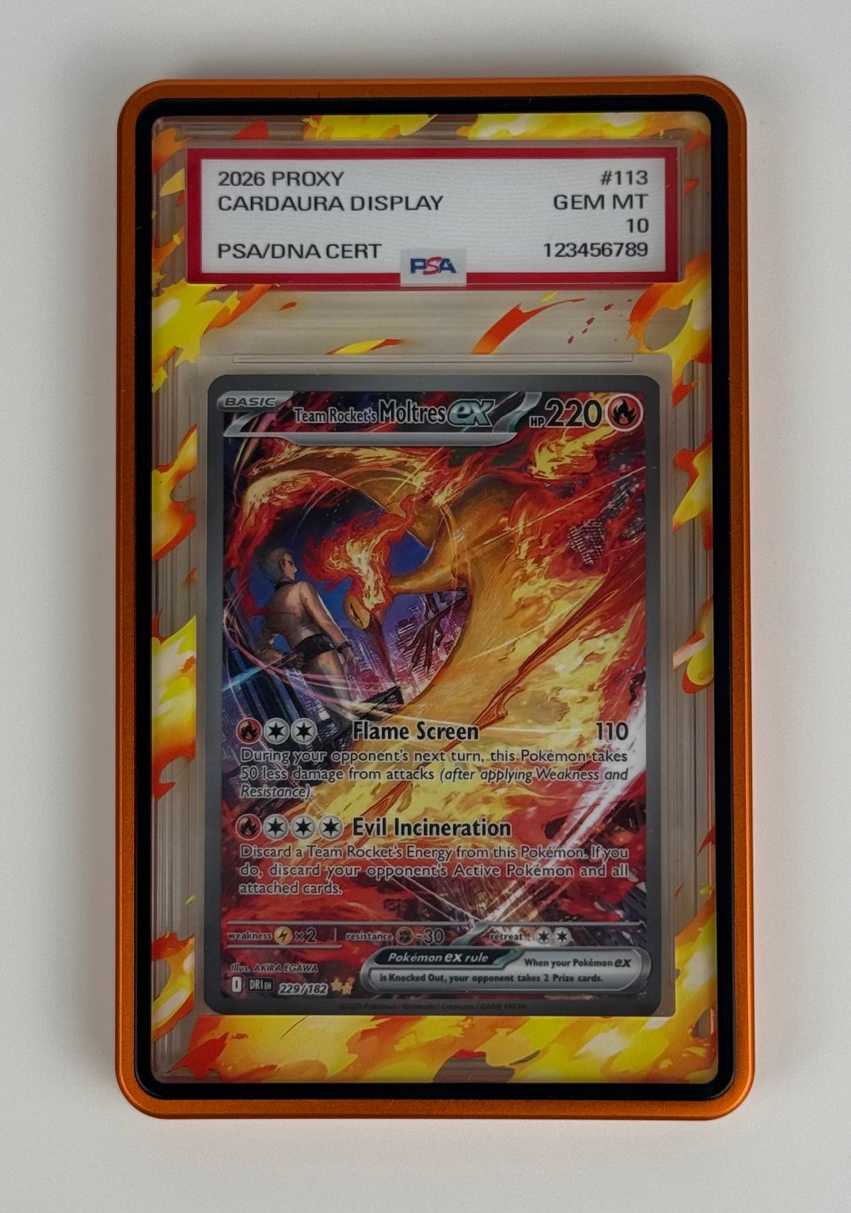 Fire Aura Elemental (PSA Graded) Display
