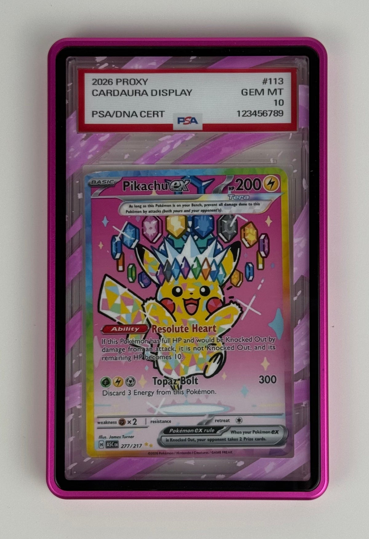 Pink Aura Elemental (PSA Graded) Display