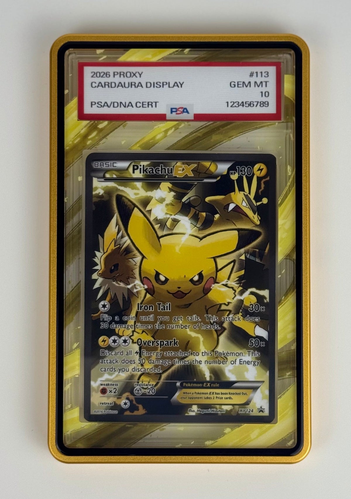 Yellow Aura Elemental (PSA Graded) Display