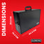 80-Slot EVORETRO Miniature Storage Case with Customizable Foam