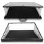 EVORETRO Lockable Display Case – Secure Showcase 24x36x4 Inch Black with removal Separator