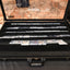 EVORETRO Lockable Display Case – Secure Showcase 24x36x4 Inch Black with removal Separator
