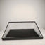 EVORETRO Lockable Aluminum Showcase Display Case 36x24x1.65" Black – Secure & Stylish Storage for Collectibles