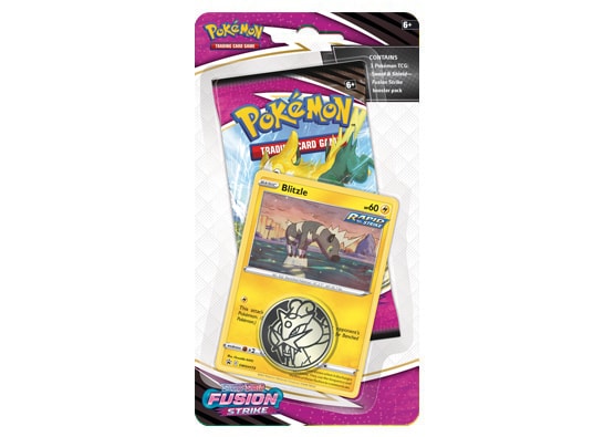 Pokémon TCG - Sword & Shield - Fusion Strike - Checklane Blister Pack (Blitzle)