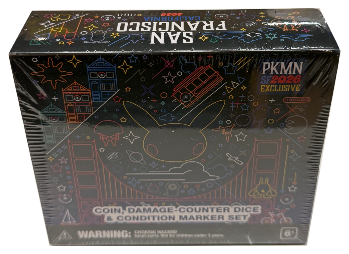 Pokemon 2026 Worlds Coin Damage Counter Dice Set - San Francisco