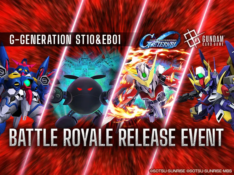 GUNDAM CARD GAME G-GENERATION ST10 & EB01 Release Event (Jun 27th @6PM)