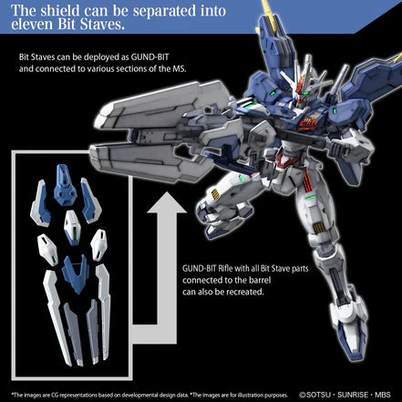 Bandai HG #19 1/144 Gundam Aerial Rebuild Gundam: The Witch from Mercury