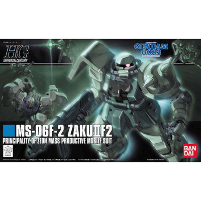 HGUC 105 MS-06F-2 Zaku II F2 Principality of Zeon Mass Productive Mobile Suit 1/144