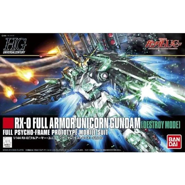 HGUC 1/144 #178 Full Armor Unicorn Gundam (Destroy Mode)