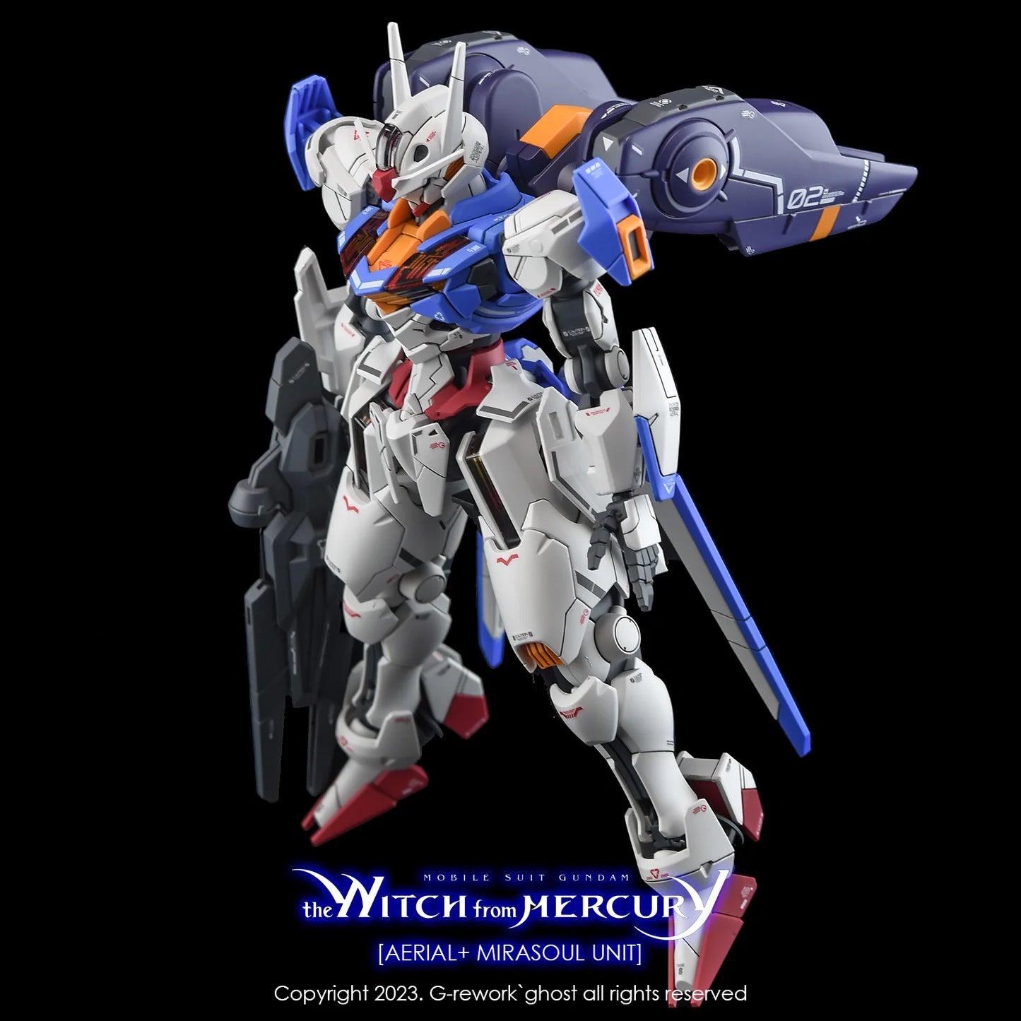 G-Rework Decal - HG With From Mercury Gundam Aerial + Mirasoul Unit Use