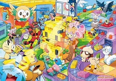 Pokemon Jigsaw Puzzle 1000 Pieces - Building Pikachu Blocks Together!