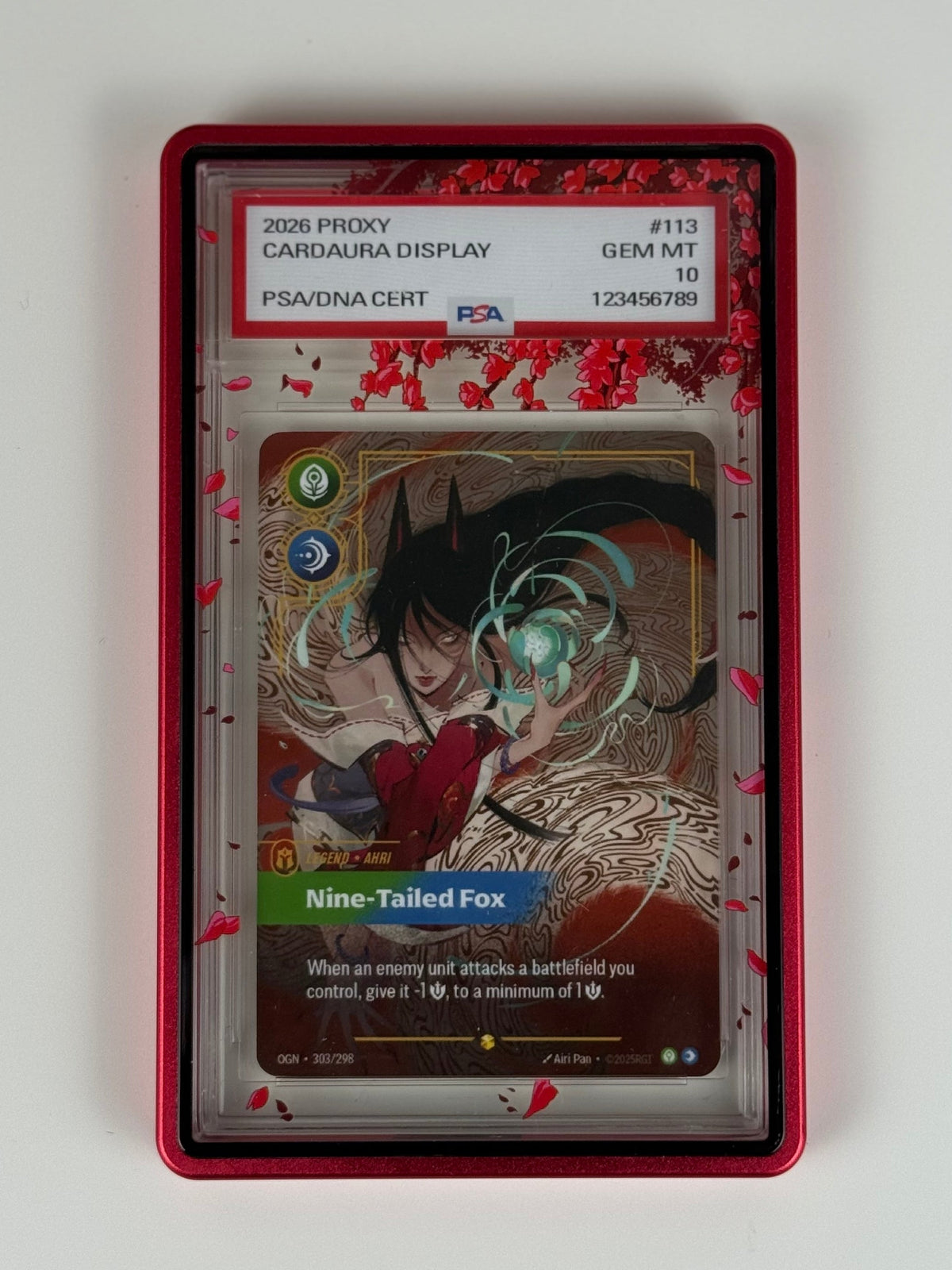 Blood Sakura Elemental (PSA Graded) Display