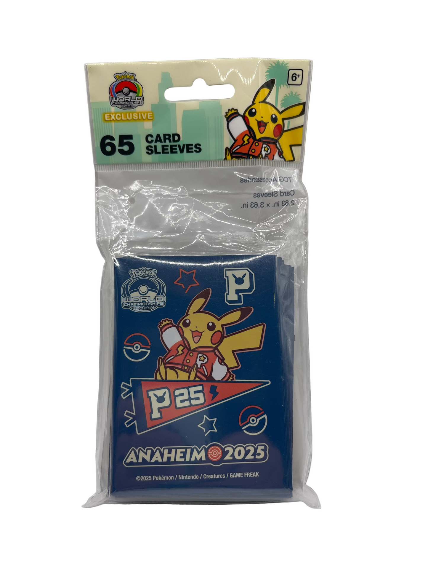 WC25 PIKACHU CARD SLEEVES-VARSITY