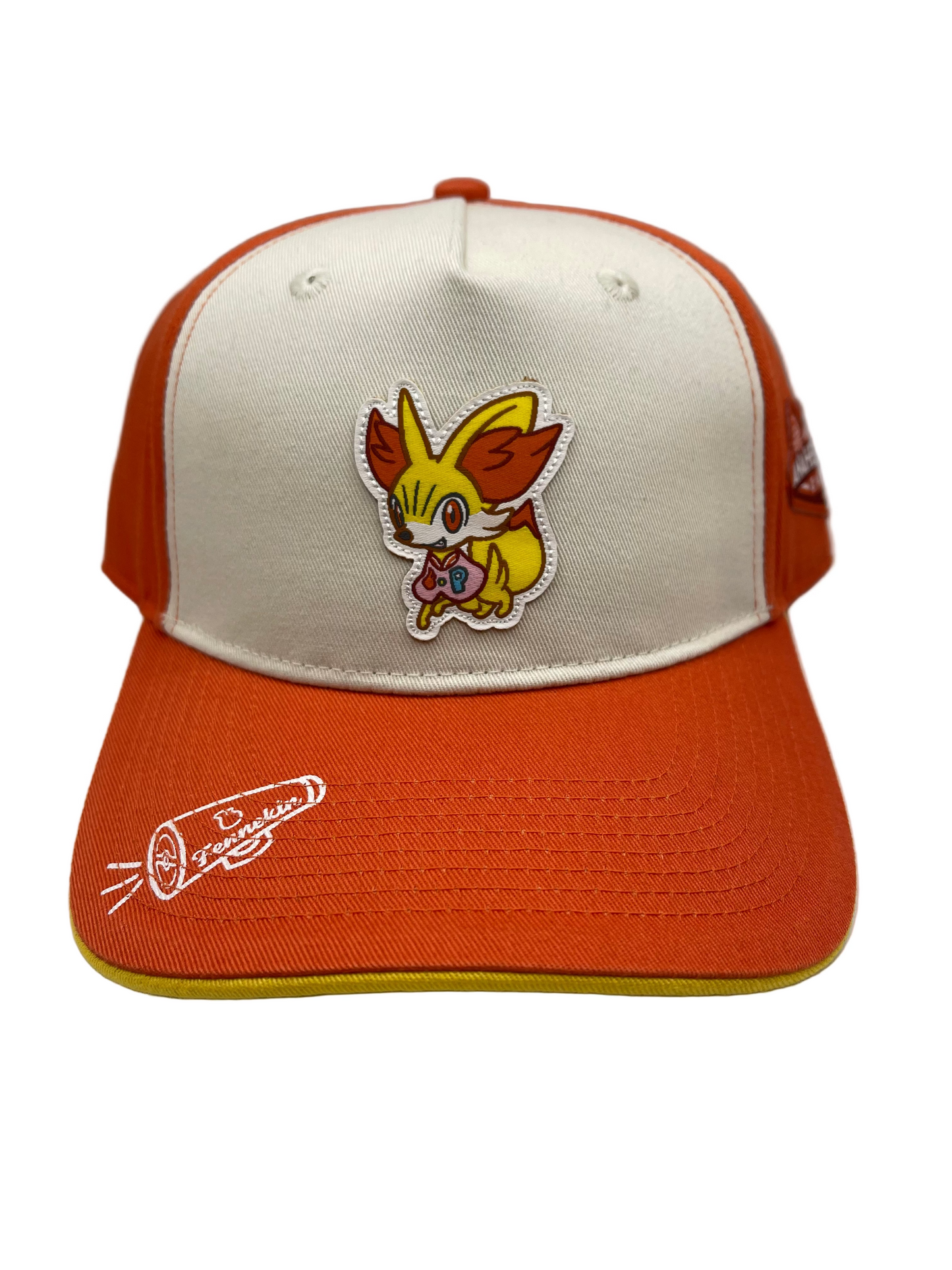 WC25 FENNEKIN CURVED BRIM HAT-ORANGE-VARSITY