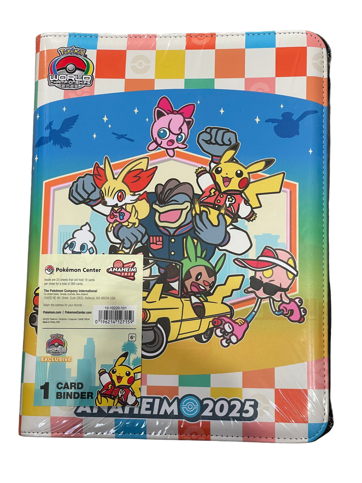 WC25 PIKACHU CARD BINDER-SOCAL