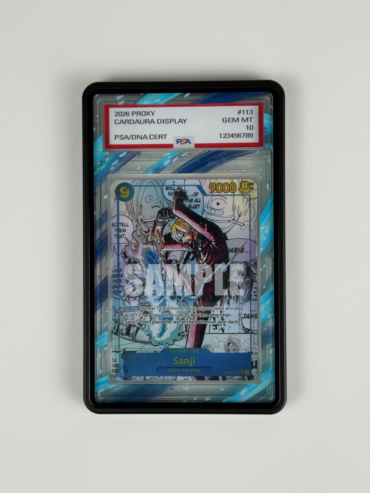 Blue Aura Elemental (PSA Graded) Display