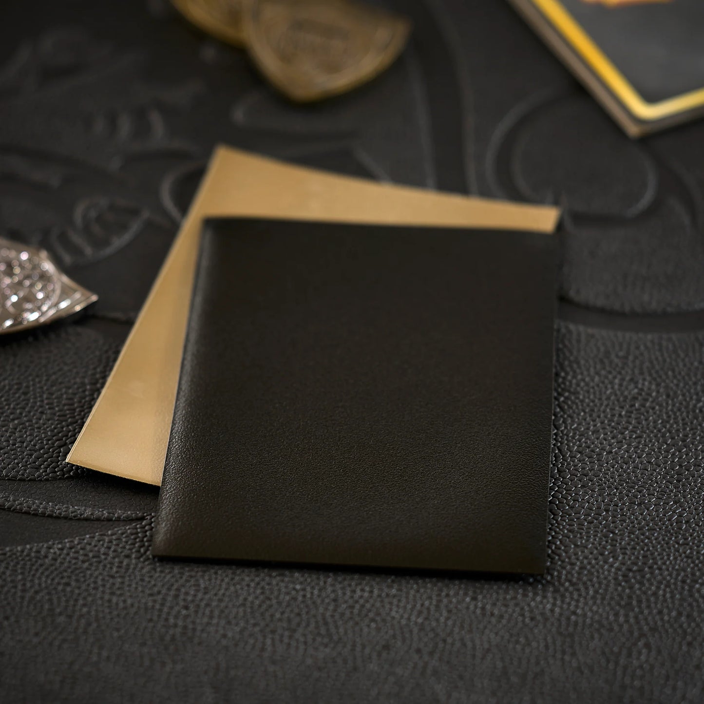 Dragon Shield Sleeves - Matte Standard (Black & Gold)