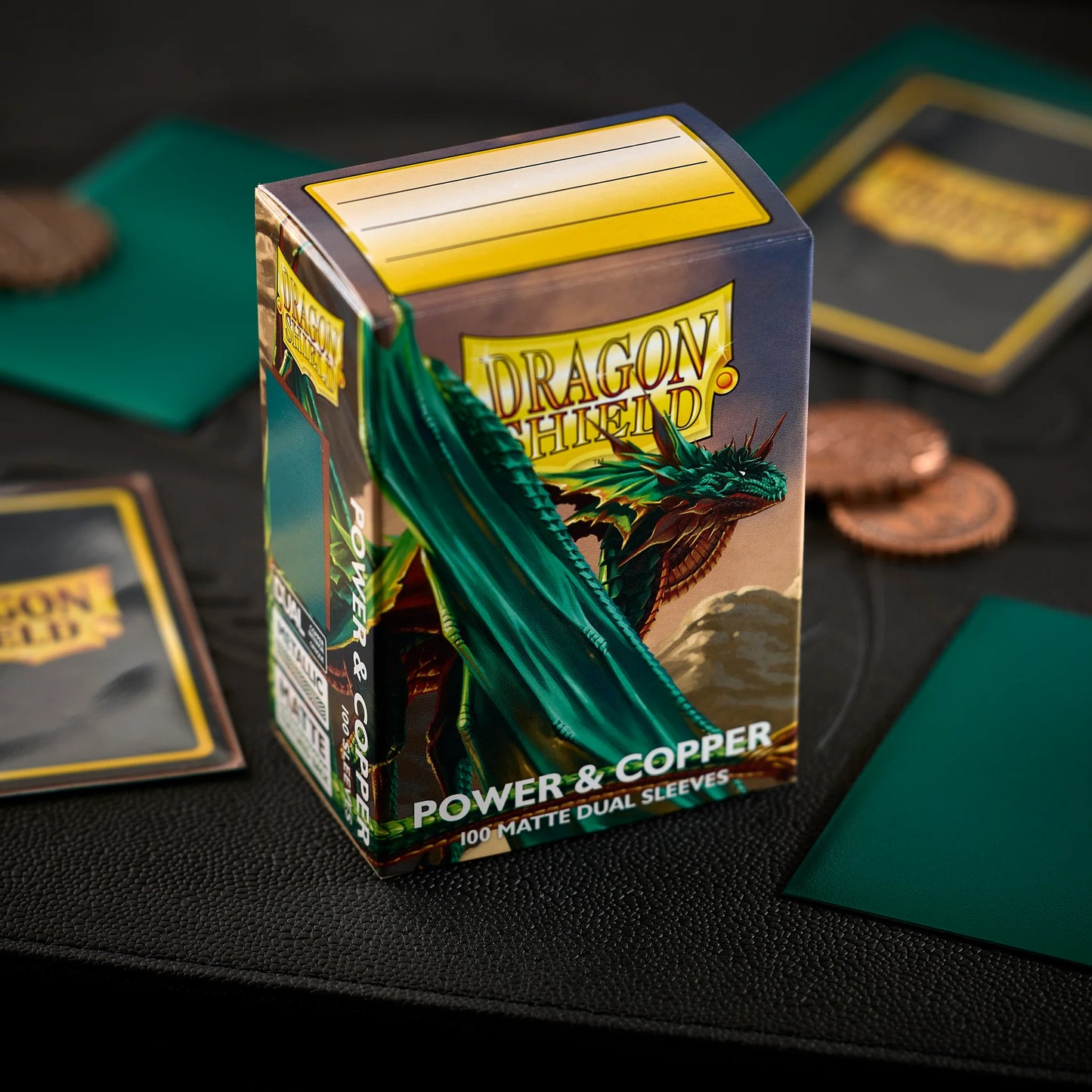 Dragon Shield Sleeves - Matte Standard (Power & Copper)