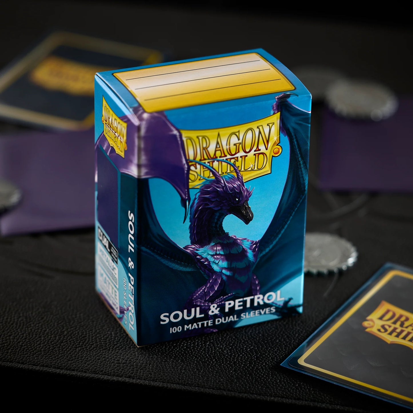 Dragon Shield Sleeves - Matte Standard (Soul & Petrol)