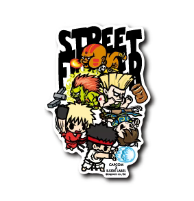 Street Fighter - Street Fighters Small Sticker (B-SIDE LABEL)