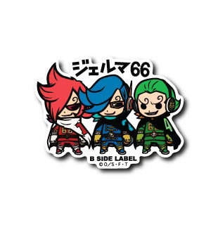 One Piece - Ichiji, Niji, and Yonji "Germa 66" Small Sticker (B-SIDE LABEL)