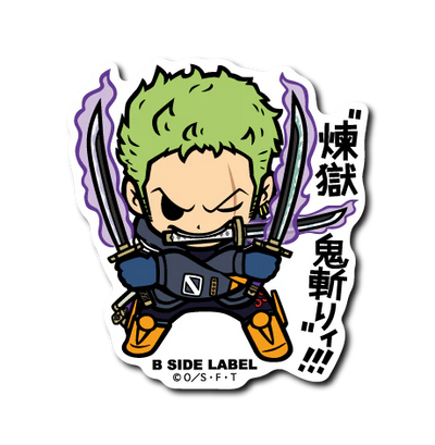 One Piece -  Egghead Zoro Small Sticker (B-SIDE LABEL)