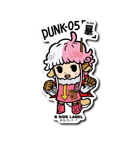 One Piece - Atlas PUNK-05 Small Sticker (B-SIDE LABEL)