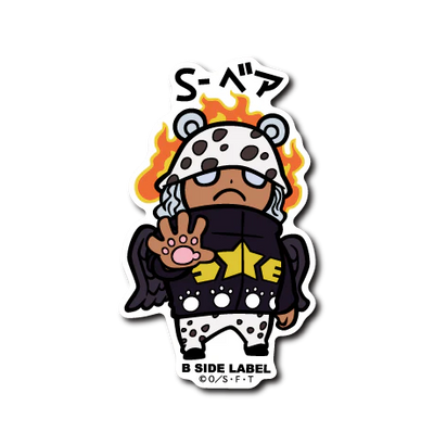 One Piece -  Egghead S-Bear Small Sticker (B-SIDE LABEL)