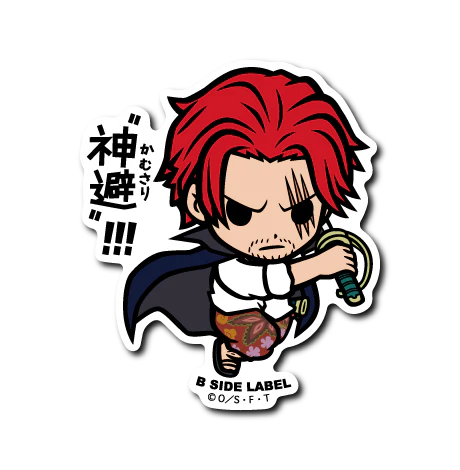 One Piece - Shanks 3 Small Sticker (B-SIDE LABEL)